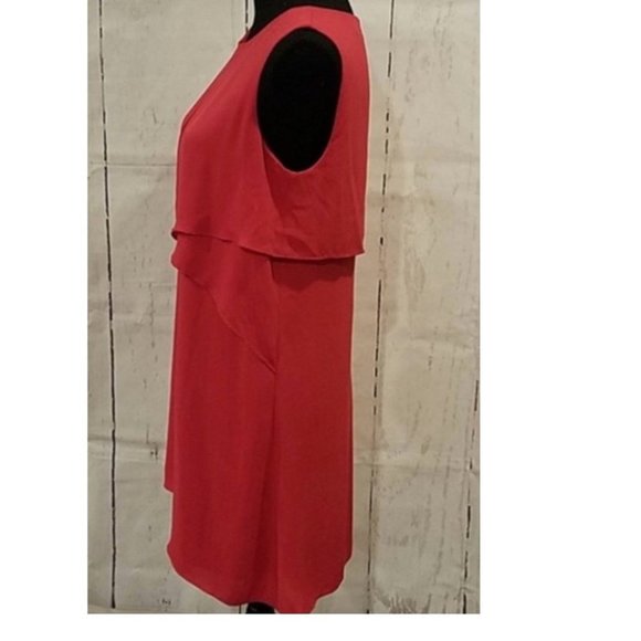 BCBG Maxazria Amelie Sleeveless Draped Dress Large - Picture 5 of 7